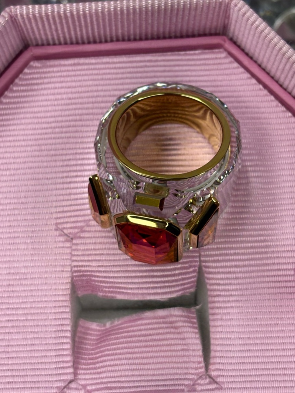 Swarovski Chroma cocktail ring NIP - Picture 9 of 11
